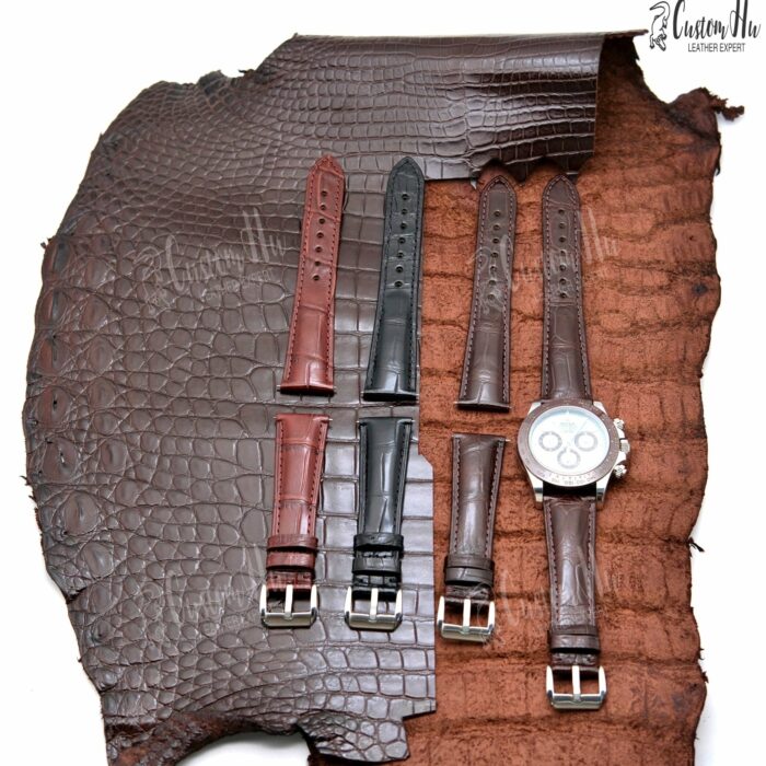 Lederarmband Alligatorband Uhrenarmband 14mm 26mm