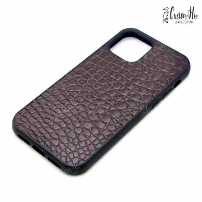 Luxury real crocodile skin case compatible with iPhone 12 Pro iPhone 12