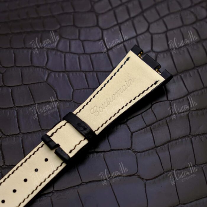 AudemarsPiguet RoyalOak Bracelet de montre 26 mm Bracelet en cuir d'alligator