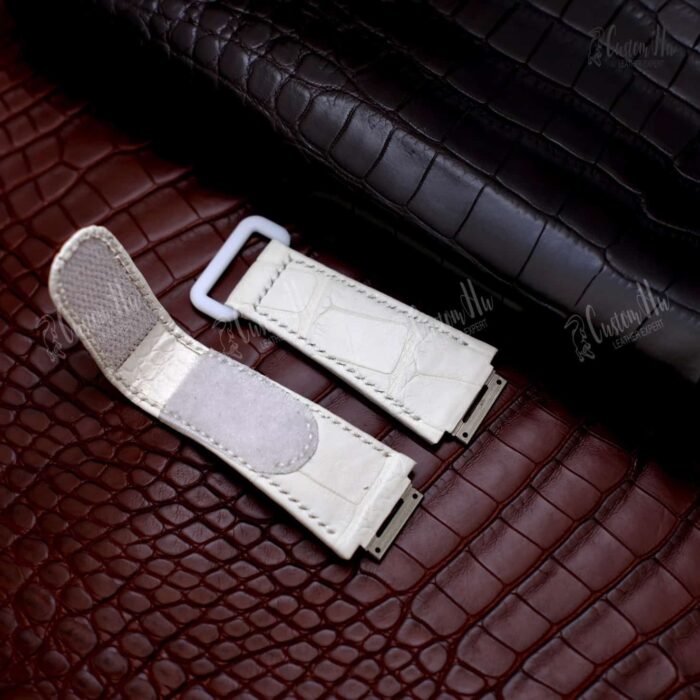 Cinturino RichardMille RM 055 Cinturino in alligatore da 27 mm stile Velcro