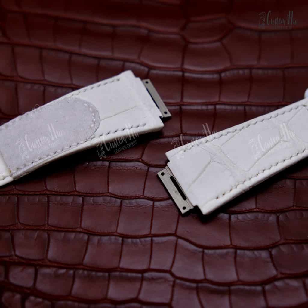 RichardMille RM 055 Alça 27mm Alça de crocodilo estilo velcro