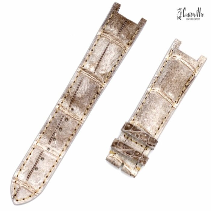 Cinturino per orologio Cartier Pasha 21mm 20mm 18mm Cinturino in pelle di alligatore