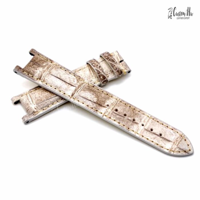 Cartier Pasha klockarmband 21mm 20mm 18mm Alligator läderband
