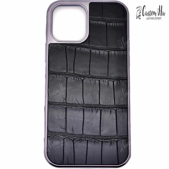 iphone12pro crocodile leather case