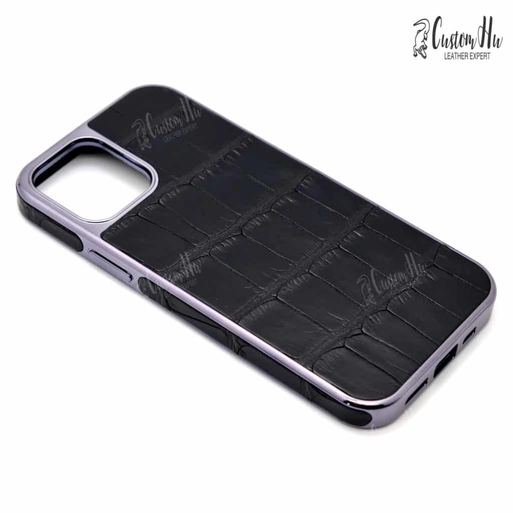 Crocodile mobile phone case iphone12pro crocodile leather case