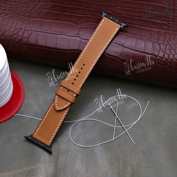 Кожаный ремешок Apple Watch 44 мм 42 мм 40 мм 38 мм Кожа с отпечатком ладони