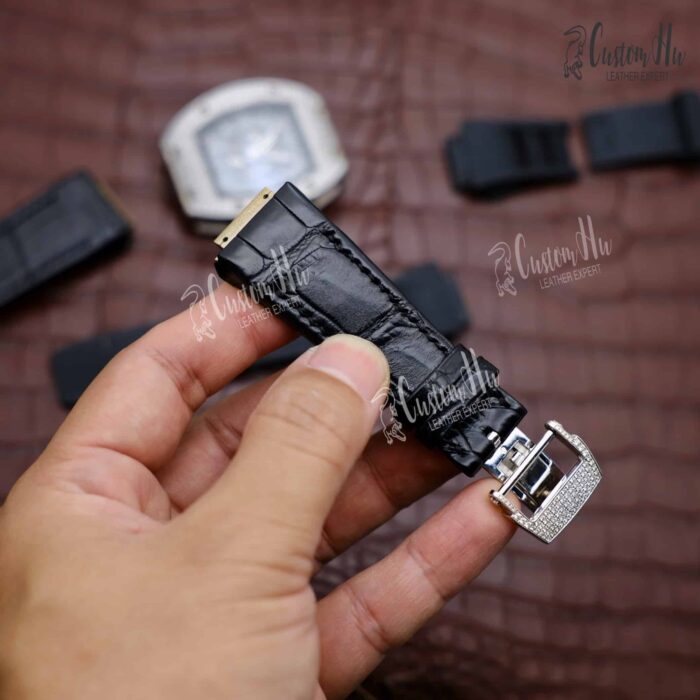 Richard Mille RM010 Armband 26 mm Alligatorlederarmband