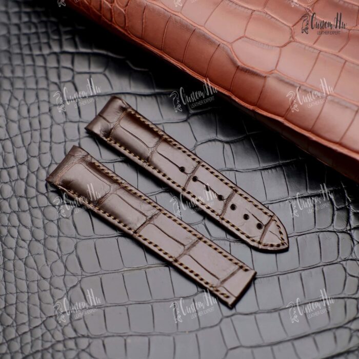 Omega Speedmaster Broad Strap 21 mm Bracelet en cuir d'alligator