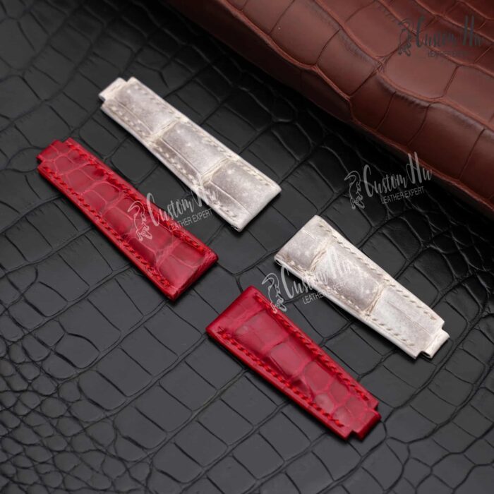 Cinturino Rolex Daytona Cinturino in pelle di alligatore da 20 mm