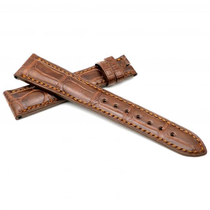 Blancpain Villeret Bracelet de montre 22 mm Bracelet en cuir d'alligator 20 mm