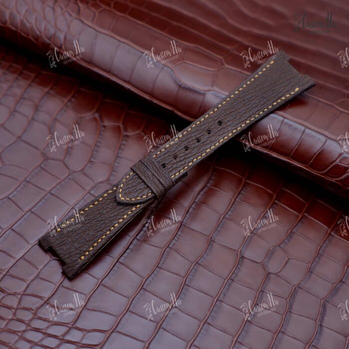 Patek Nautilus 5980 Bracelet 25mm Bracelet en peau de requin 5711 5712