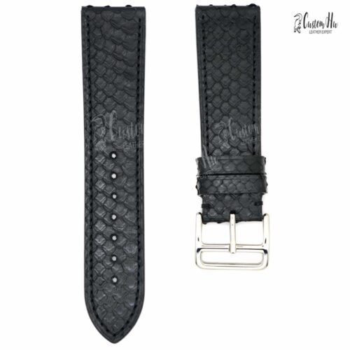 Apple watch Snakeskin Strap 24mm 22mm Lyxigt läderband