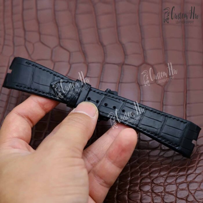 RogerDubuis Excalibur DBEX0422-rem 25mm Alligator-läderrem