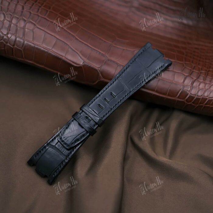Cinturino AP Royal Oak 28mm Superficie del cinturino in pelle di alligatore diametro 42mm