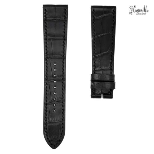 Compatible avec Hermès Heure H Bracelet 20 mm Alligator véritable