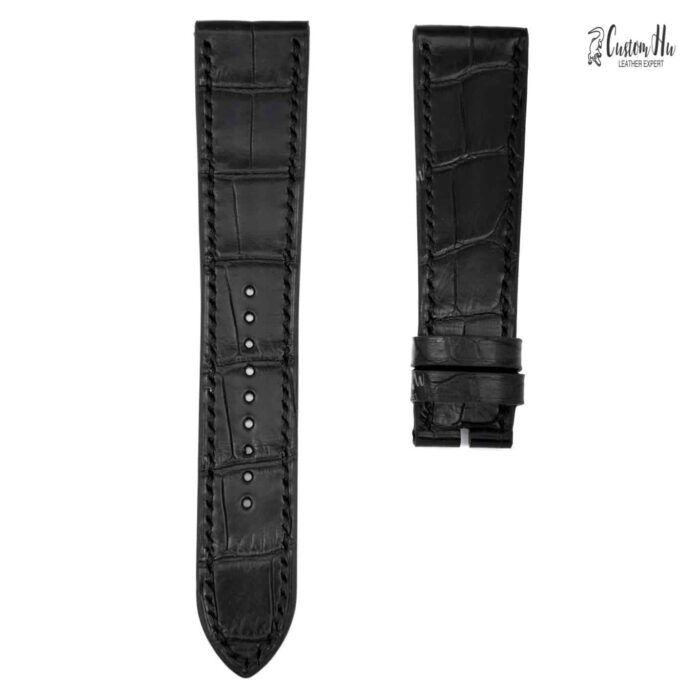 Kompatibel mit Hermès Heure H-Armband 20 mm echtes Alligatorleder