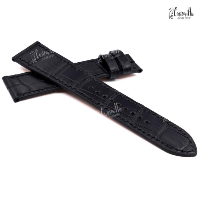 Compatível com Hermès Heure H Strap 20mm Genuine Alligator