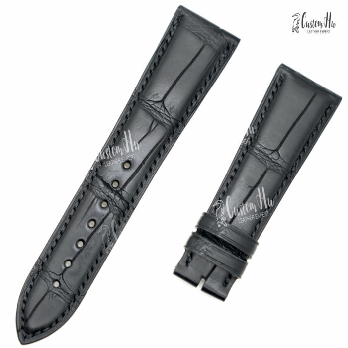 Blancpain Villeret Bracelet de montre 22 mm Bracelet en cuir d'alligator 20 mm