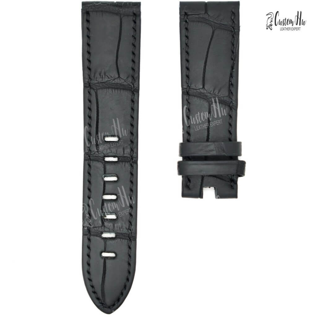 Montblanc Timewalker WatchStrap 22mm Montblanc Timewalker Strap 22mm Peau de crocodile de luxe