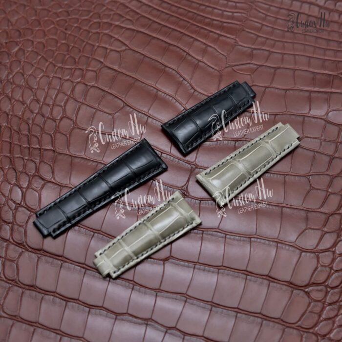 Rolex Daytona Armband 20 mm Alligatorlederarmband