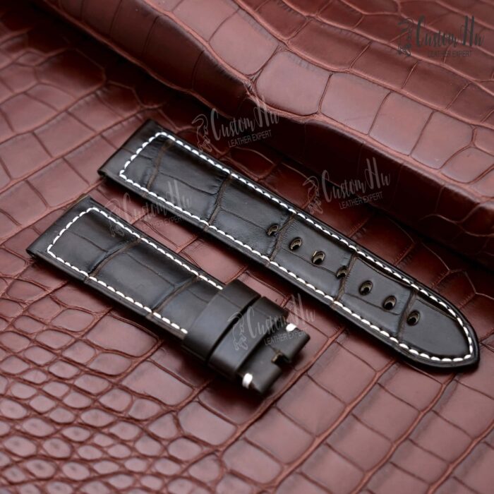 Panerai Luminor Marina Armband 24 mm Alligatorlederarmband