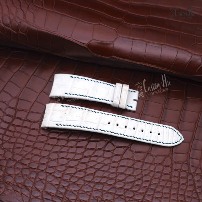 Bracelet Longines Hydro Conques Bracelet en cuir d'alligator 21 mm