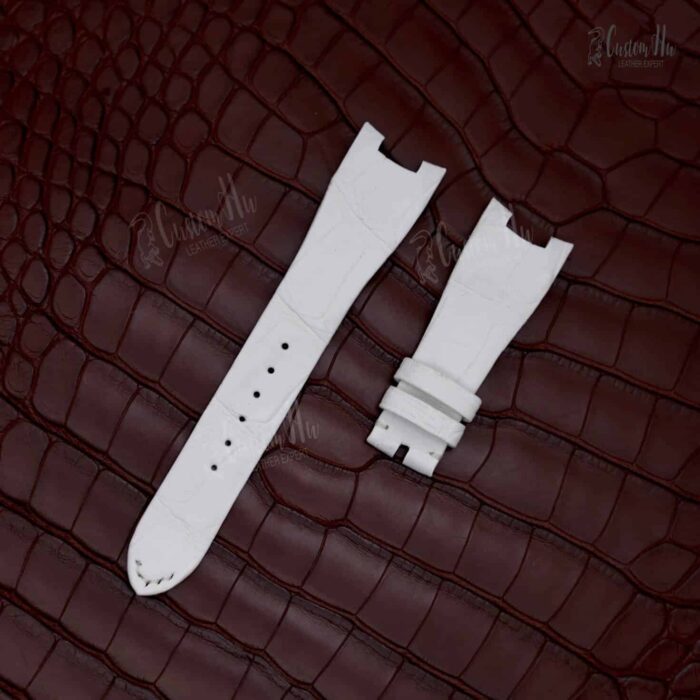 Roger Dubuis Bracelet en velours Bracelet en cuir d'alligator 21 mm
