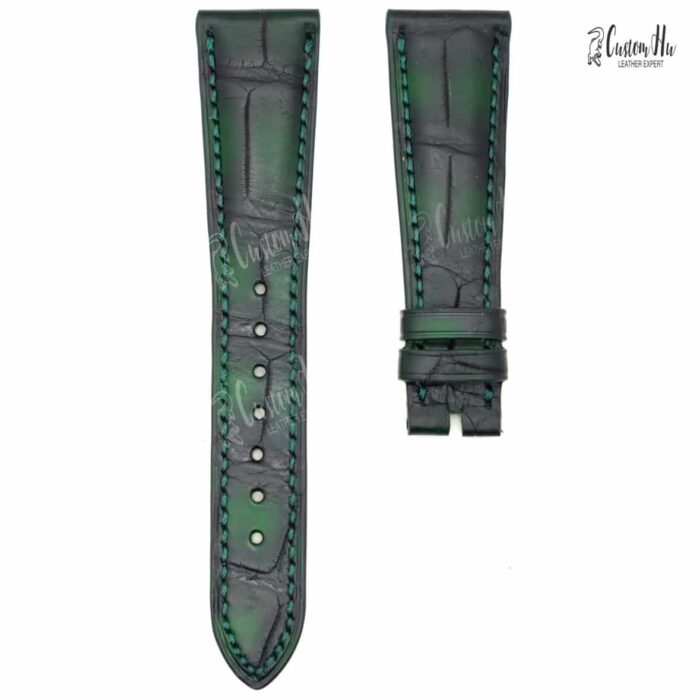 Patek Philippe Bracelet 5270 21mm 20mm 19mm peau de crocodile Bracelet en cuir