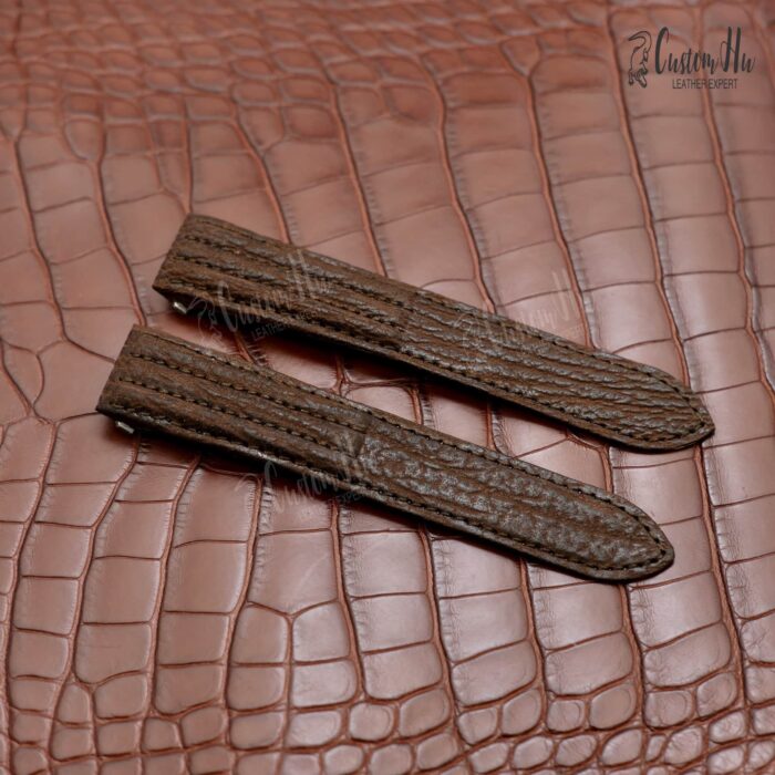 Cartier Roadster XL band 20 mm 19 mm Shark skin band