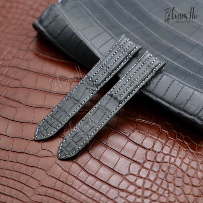 Cinturino Cartier Roadster XL 19mm 20mm Cinturino in pelle di alligatore