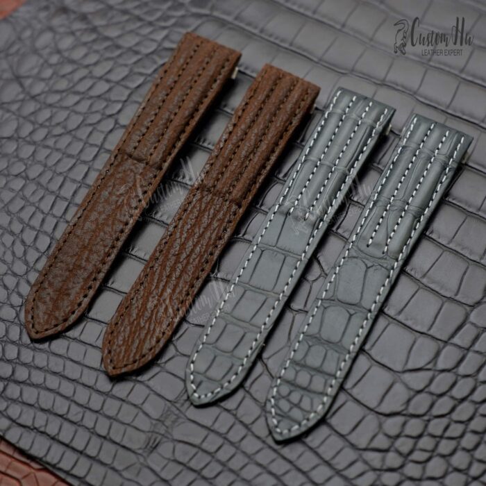 Cinturino Cartier Roadster XL 19mm 20mm Cinturino in pelle di alligatore
