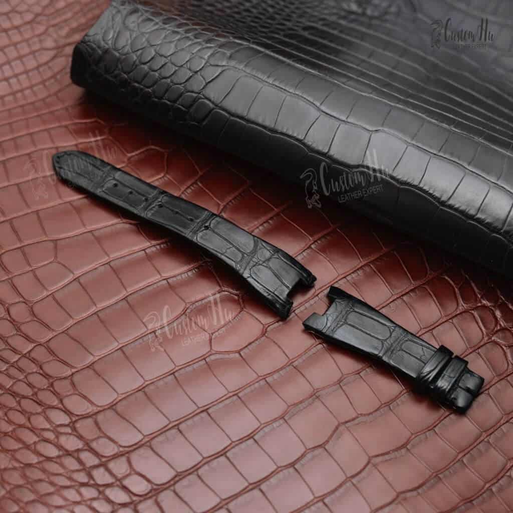 Roger Dubuis Cinturino in velluto 21 mm Cinturino in pelle di alligatore