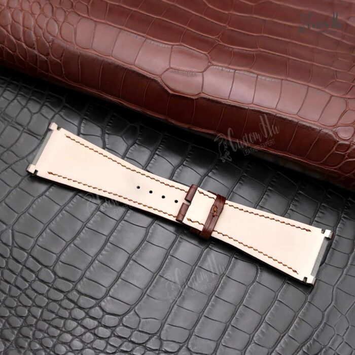Compatible with Bulgari Octo 103068 strap 30mm Alligator Leather strap