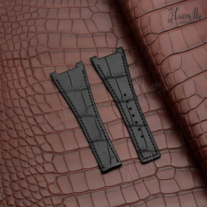 Omega Constellation klockarmband 28mm Alligator läderband