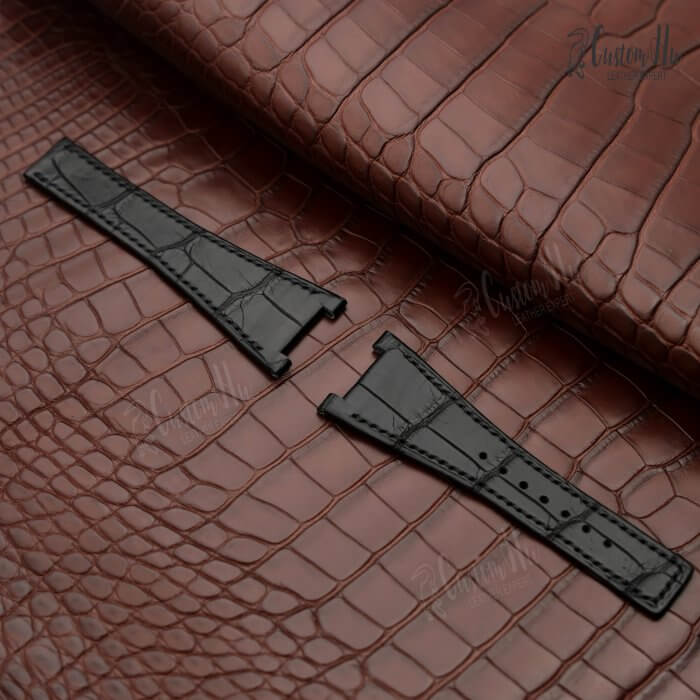 Omega Constellation klockarmband 28mm Alligator läderband