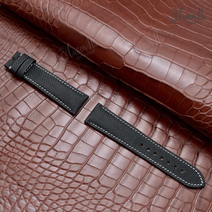 Compatible avec le bracelet Blancpain Fifty Fathoms 23 mm en microfibre de nylon