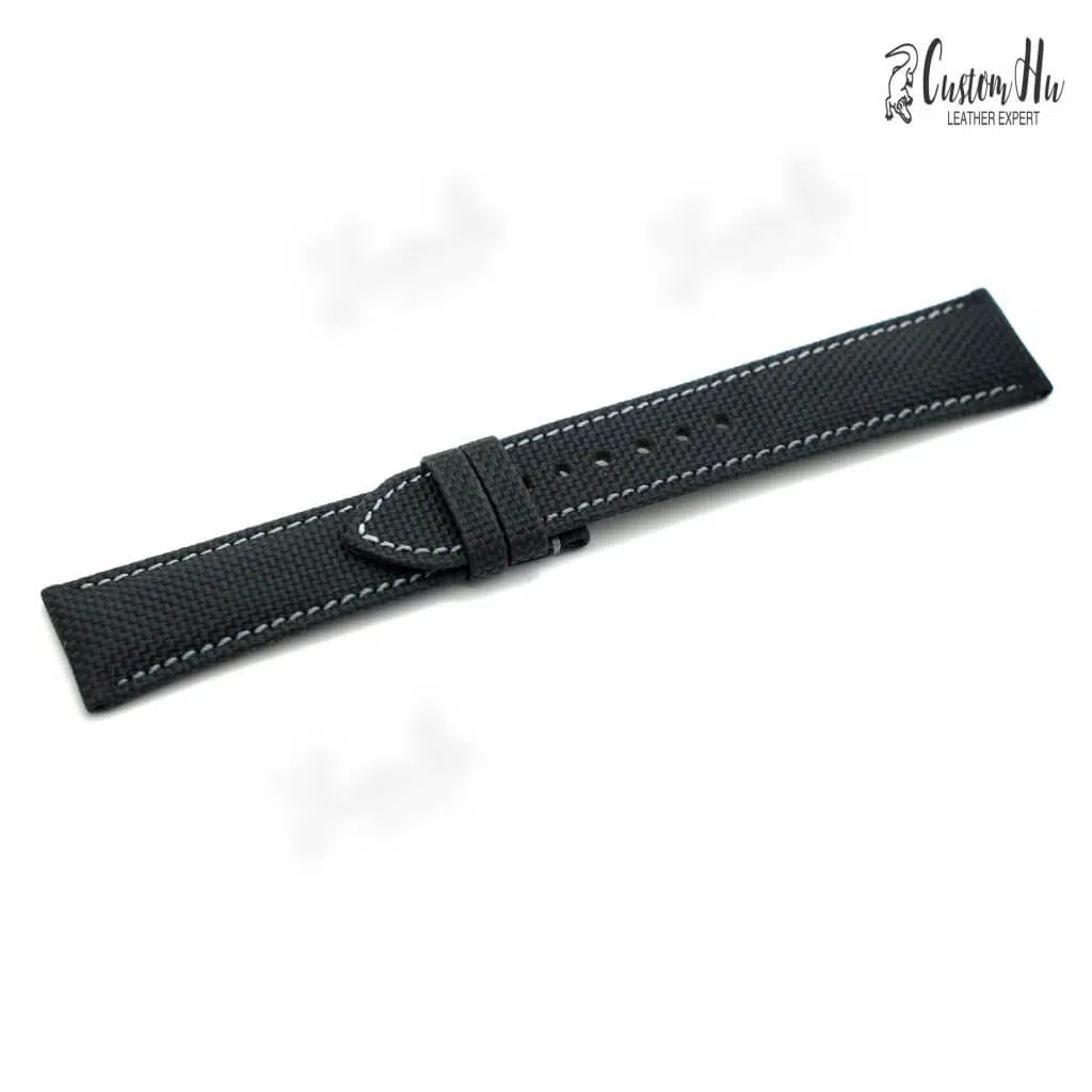 Compatible avec le bracelet Blancpain Fifty Fathoms 23 mm en microfibre de nylon