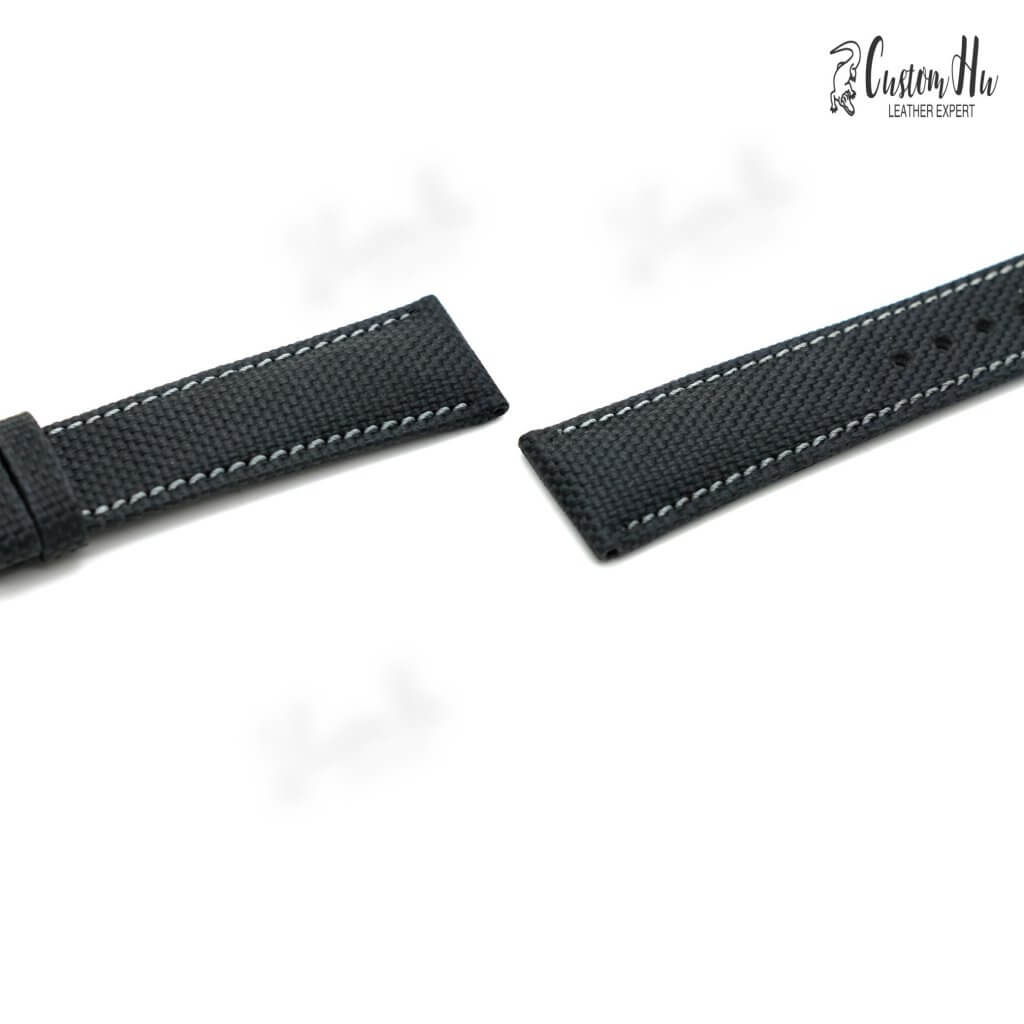 Compatible avec le bracelet Blancpain Fifty Fathoms 23 mm en microfibre de nylon