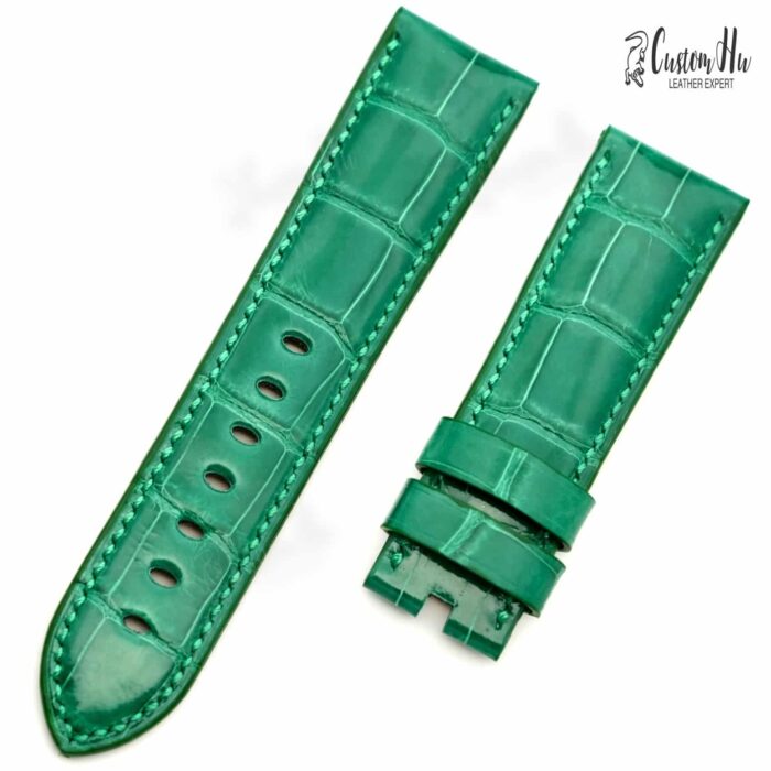 Kompatibel mit Panerai Radiomir 1940 Armband 24 mm Alligatorlederarmband
