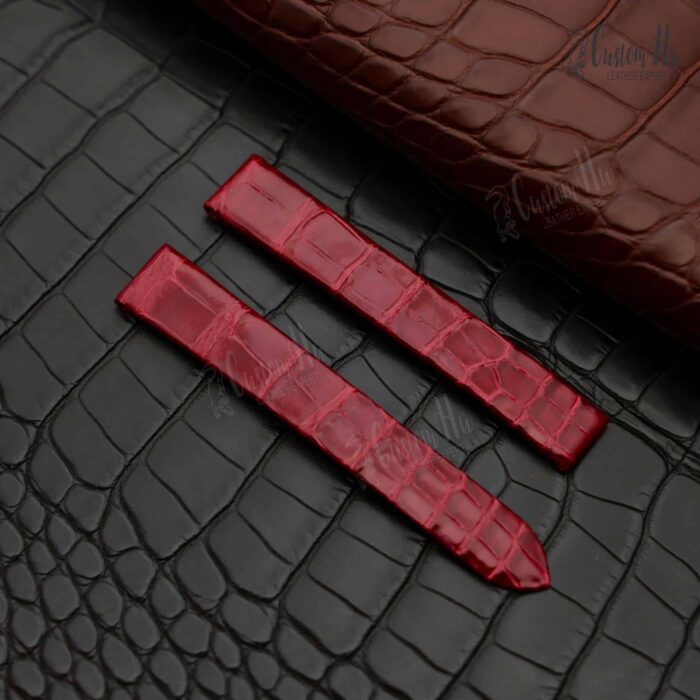 Compatibile con cinturino in alligatore Cartier TankAmericaine Strap 13mm