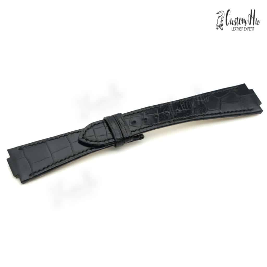 Patek Nautilus strap compatible Patek Philippe Nautilus 5712 5711 5990 5726 5980 5724 Strap 25mm Alligator strap