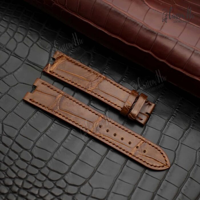 cinturino compatibile Cartier Ballon Blanc 20mm cinturino in alligatore