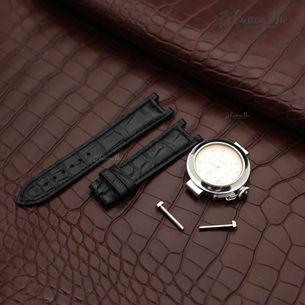 Cartier Pasha Bracelet en cuir 21mm20mm18mm Alligator de luxe
