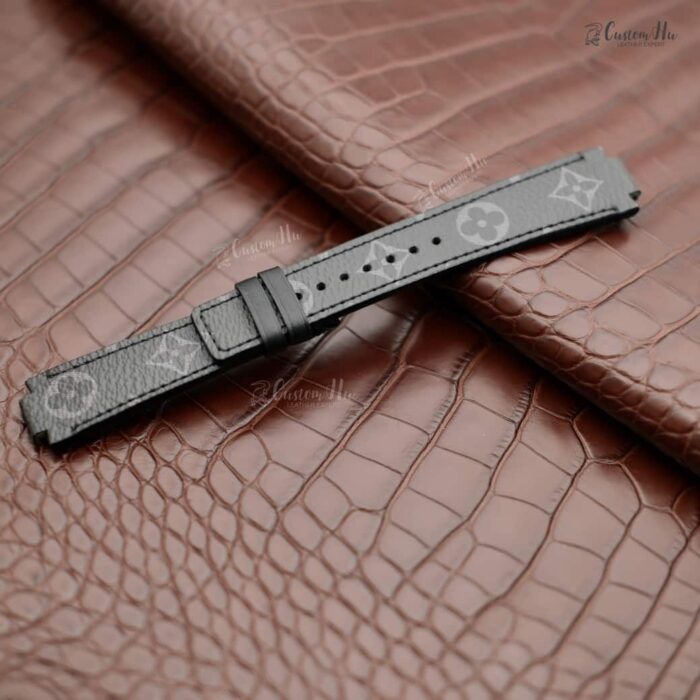 Compatível com pulseira de relógio Louis Vuitton 21mm pulseira de couro