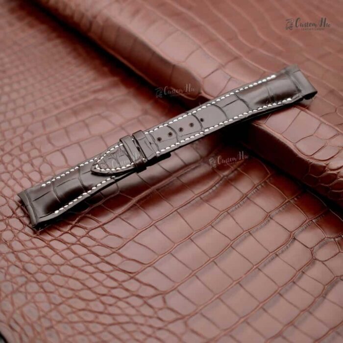 Breguet Typ Xxi Armband 22 mm Alligatorlederarmband