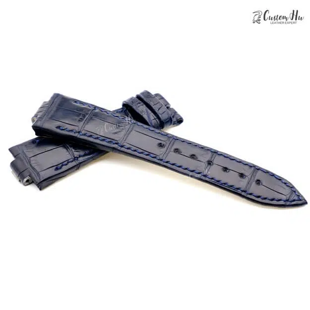 Ulysse Nardin Marine Strap Ulysse Nardin Marine Strap 23mm Alligator Svart Brun Blå