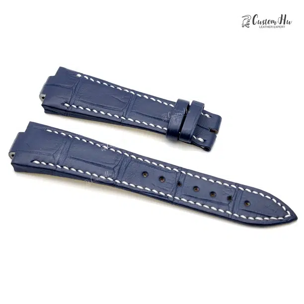 Ulysse Nardin Marine Strap Ulysse Nardin Marine Strap 23mm Alligator Svart Brun Blå