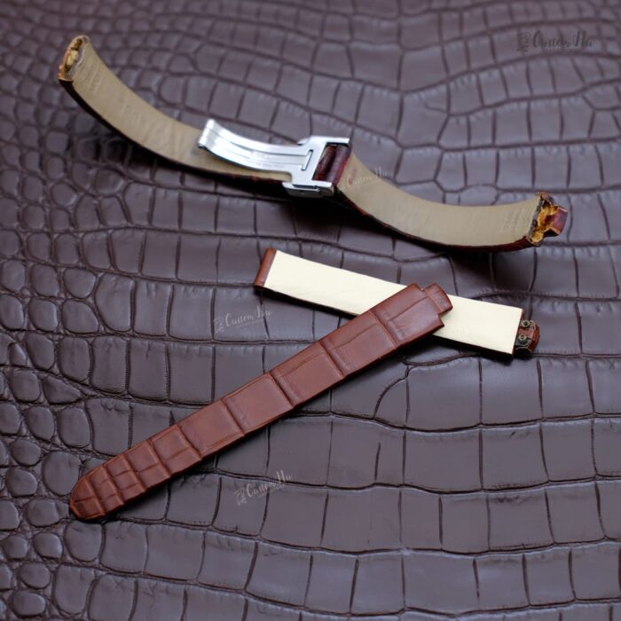 Bracelet Ebel Beluga 15mm Bracelet en cuir d'alligator 18mm