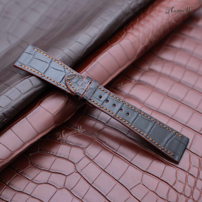 Hermès Arceau Lærreim 20mm Alligator lærreim