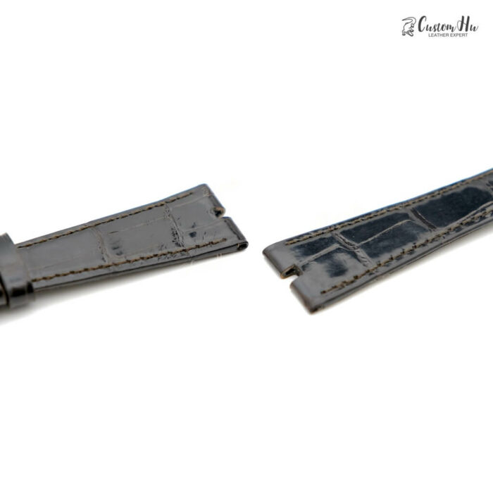 Kompatibel med Corum Coin Strap 20mm Alligator rem